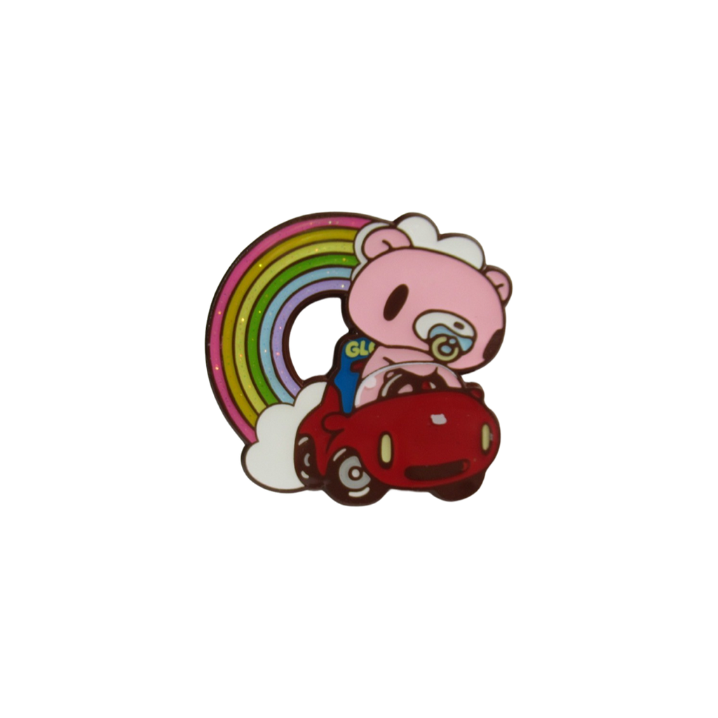 Baby Gloomy In a Car Enamel Pin