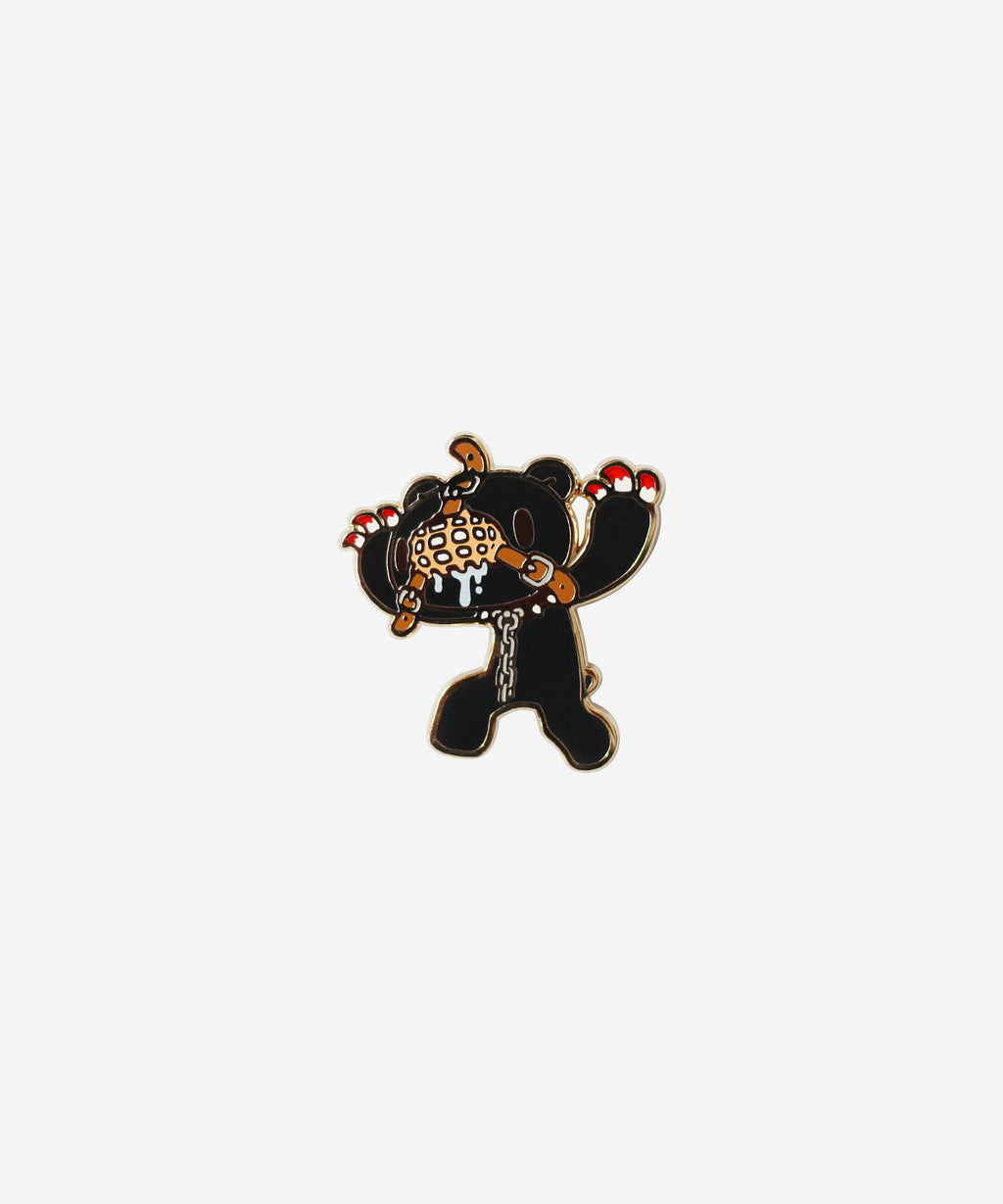 Gloomy Bear Muzzle Hard Enamel Pin [BLACK]