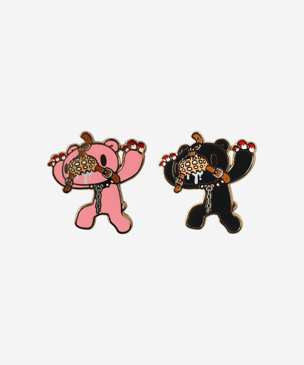 Gloomy Bear Muzzle Hard Enamel Pin [PINK]