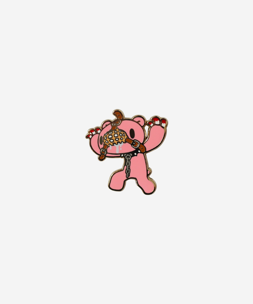 Gloomy Bear Muzzle Hard Enamel Pin [PINK]