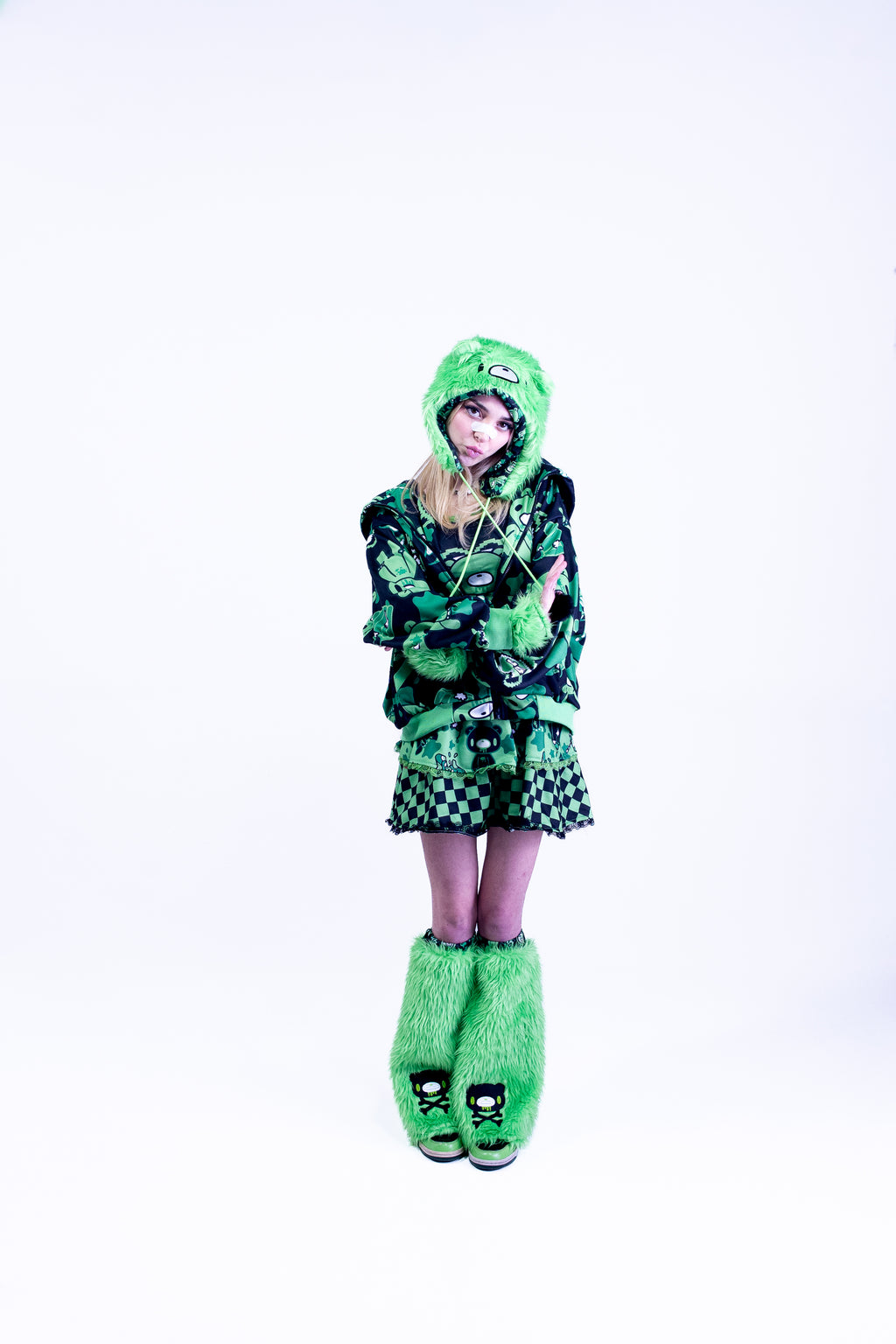 GloomySP Jelly Arm Cover Gloves Fashion Harajuku Style