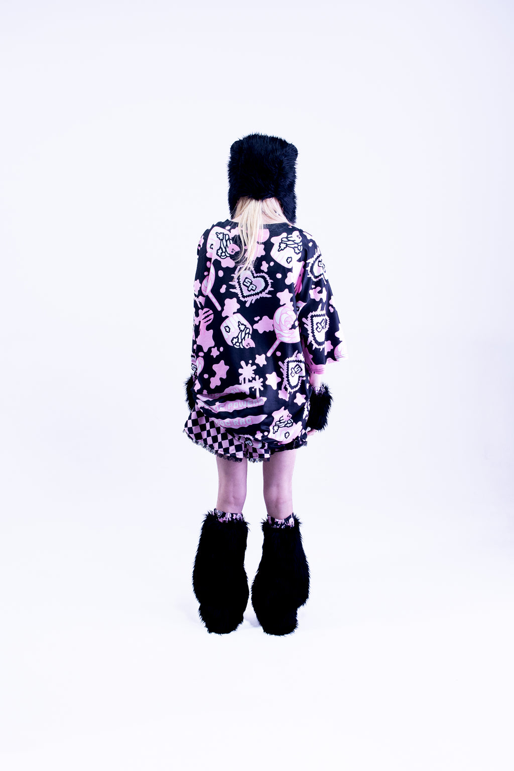 Gloomy x ACDC x Sophie Powers Mini Skirt length Fashion Harajuku style