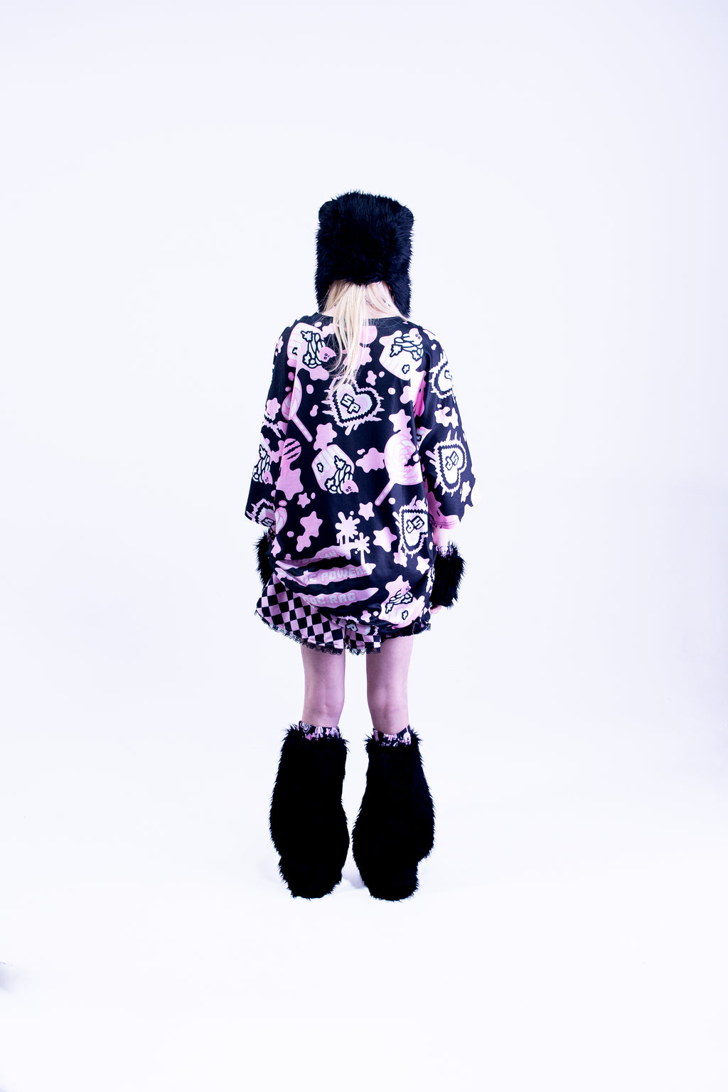 Gloomy x ACDC x Sophie Powers Mini Skirt length Fashion Harajuku style