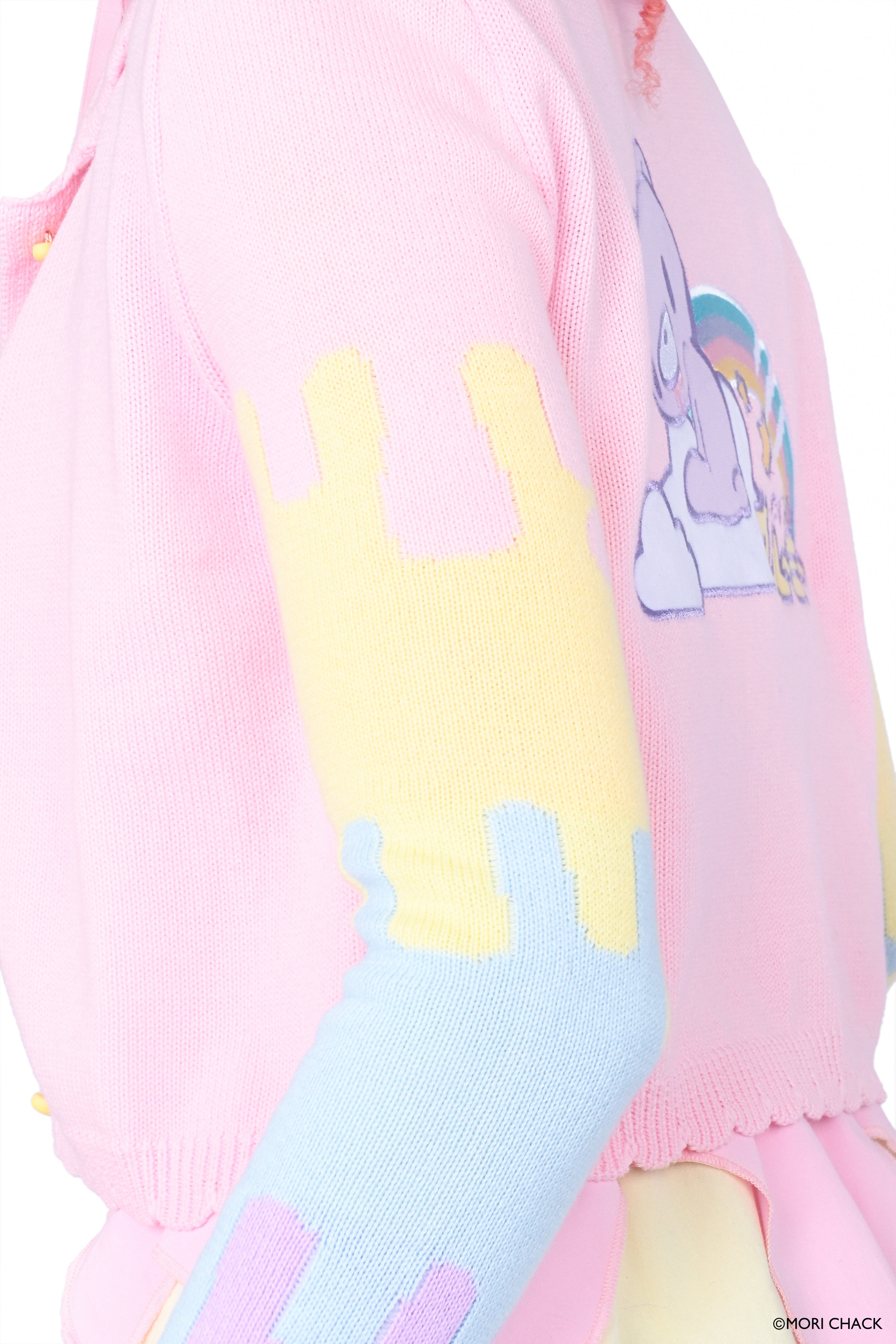 Gloomy Bear x My Violet  - Pastel Drip Cardigan