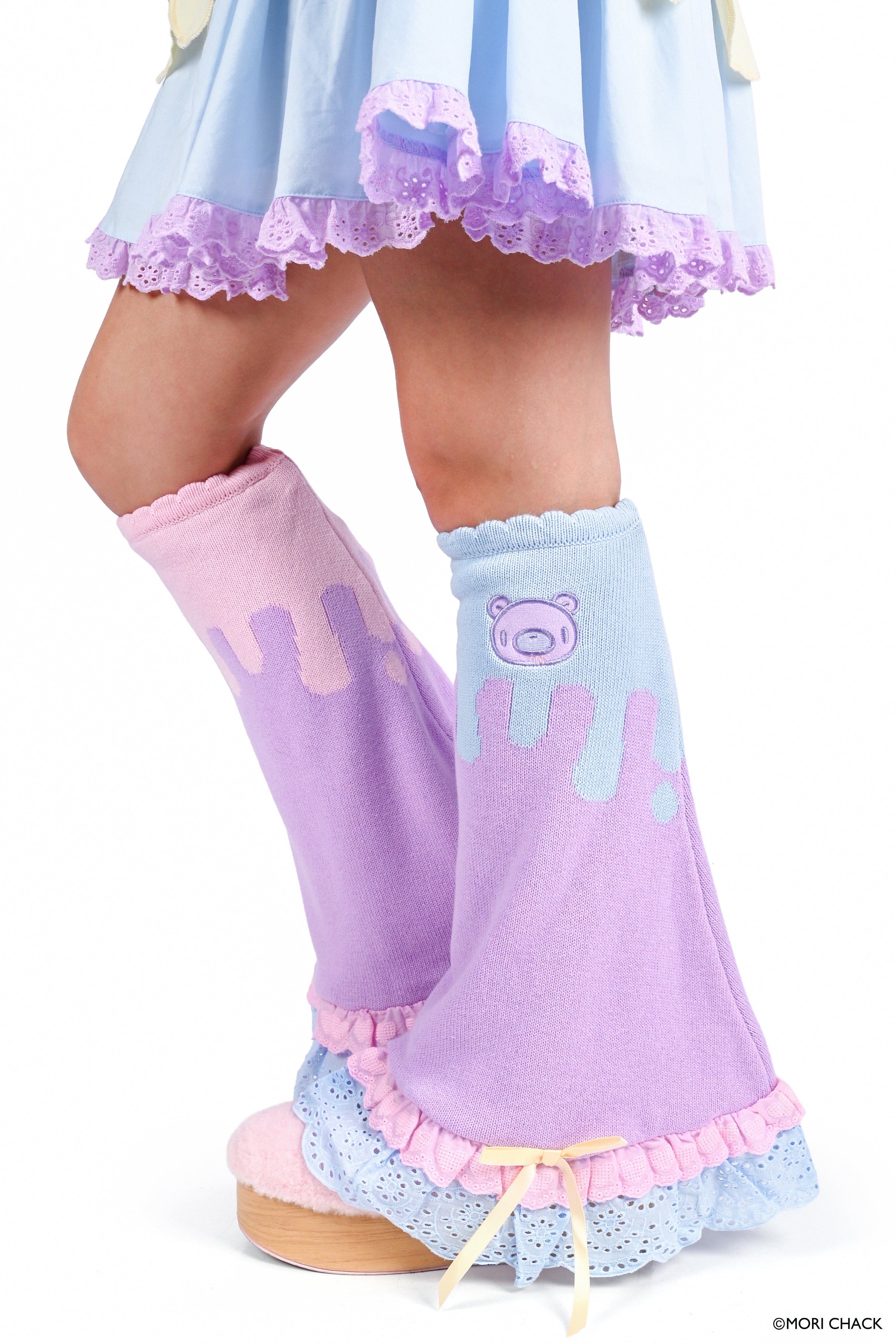 Gloomy Bear x My Violet  - Pastel Drip Legwarmers