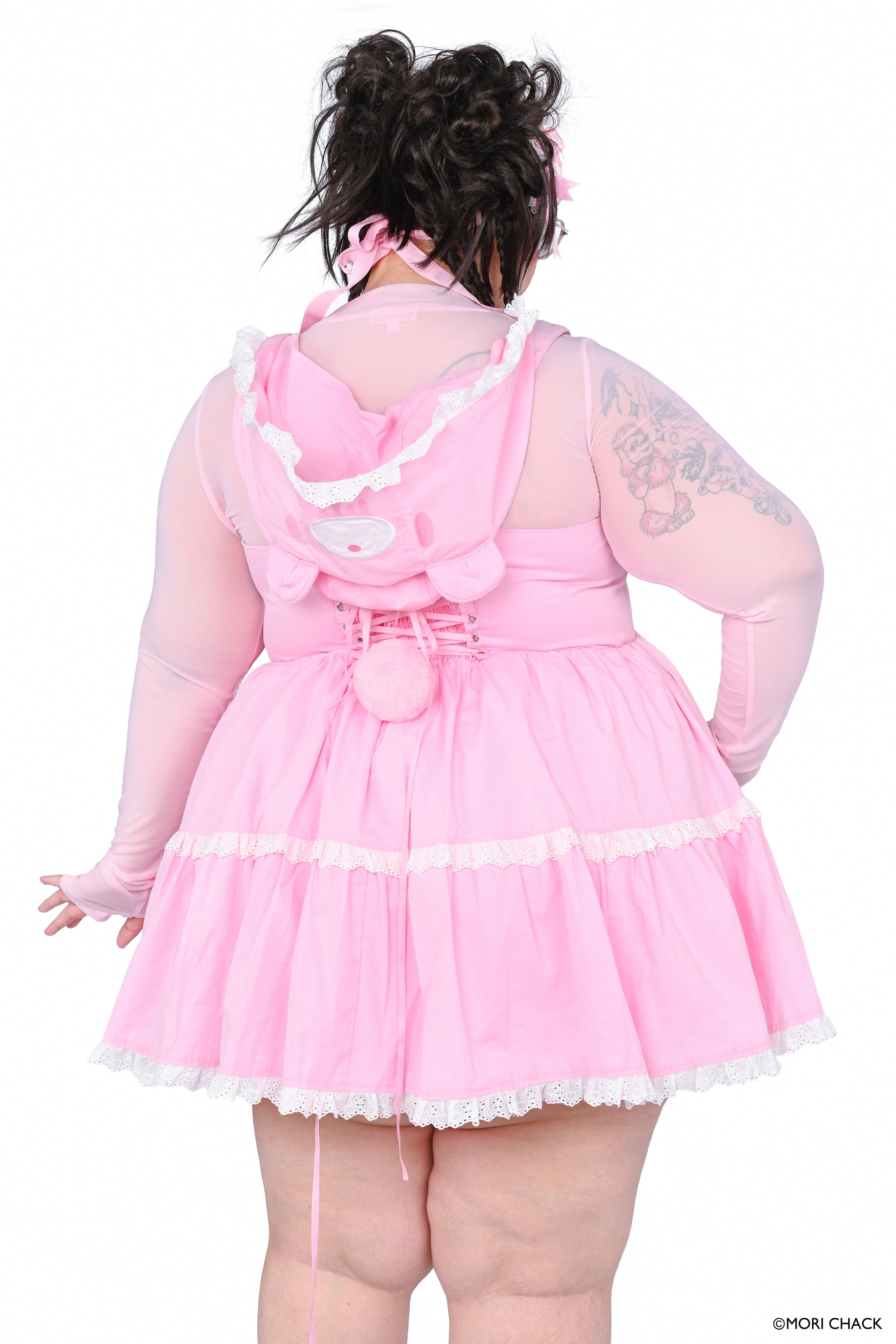 Gloomy Bear x My Violet  - Gloomy Hooded Jumperskirt