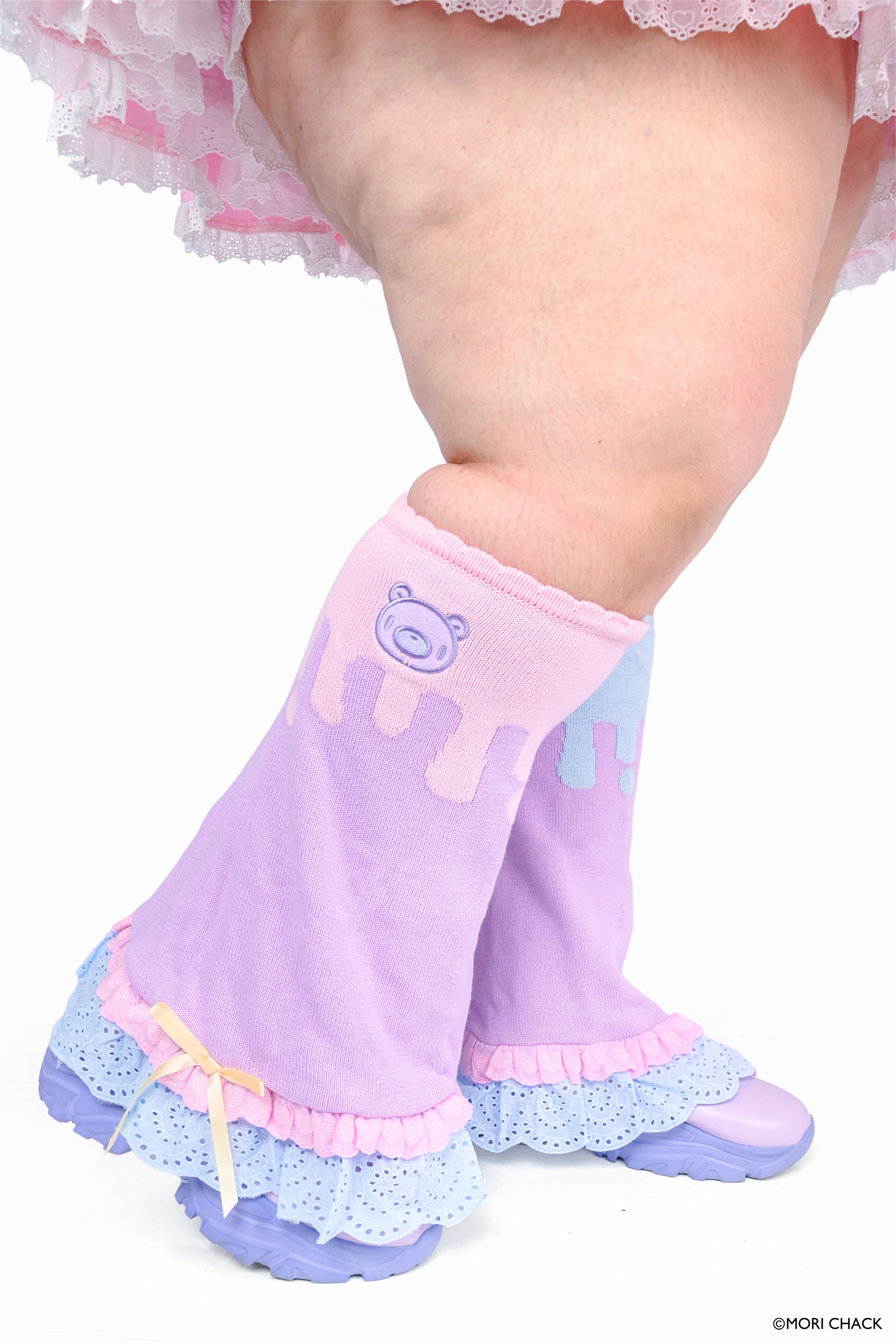 Gloomy Bear x My Violet  - Pastel Drip Legwarmers