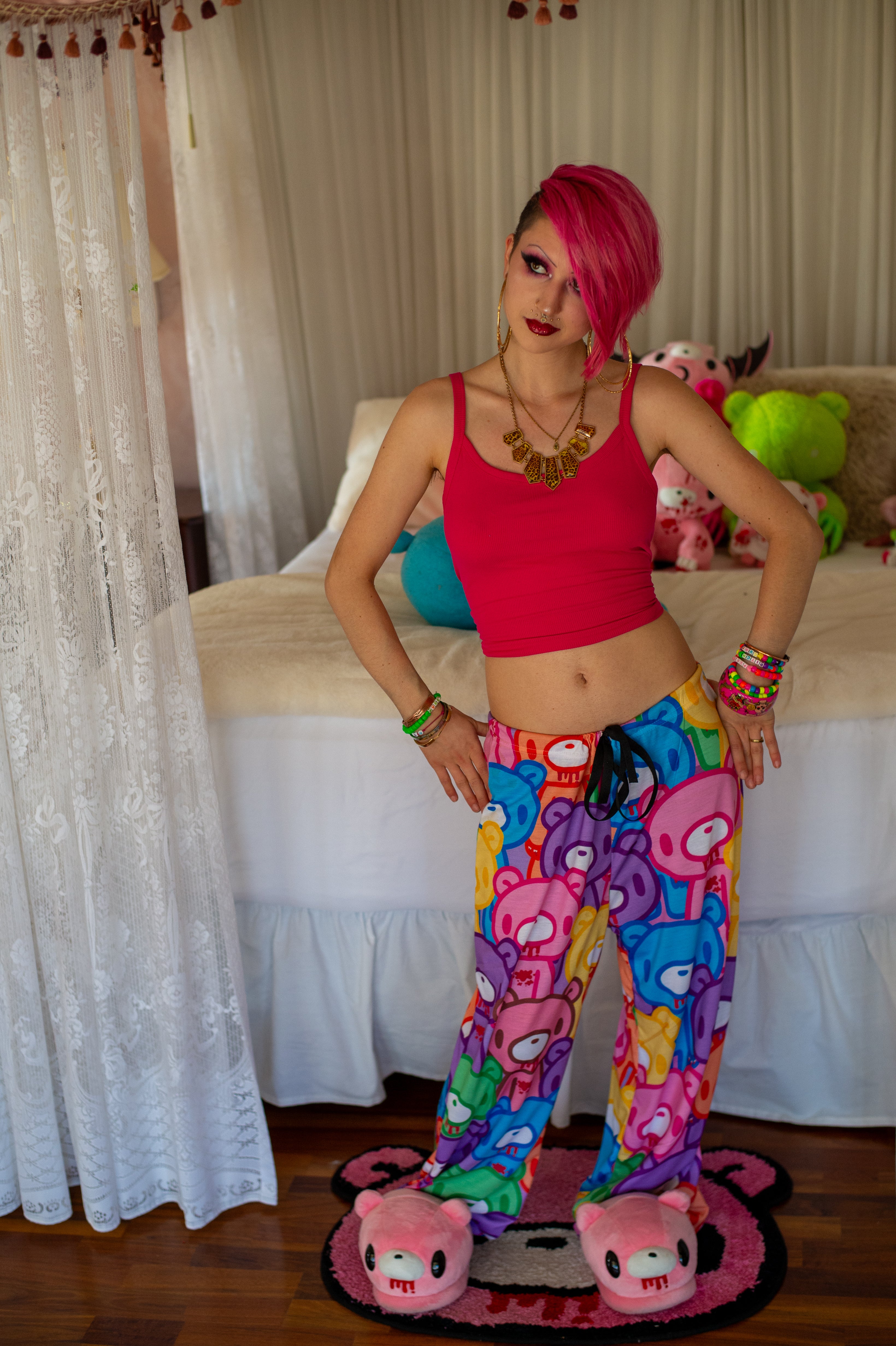 Gloomy Bear "Rainbow Dreams" Men's Pajama Pants