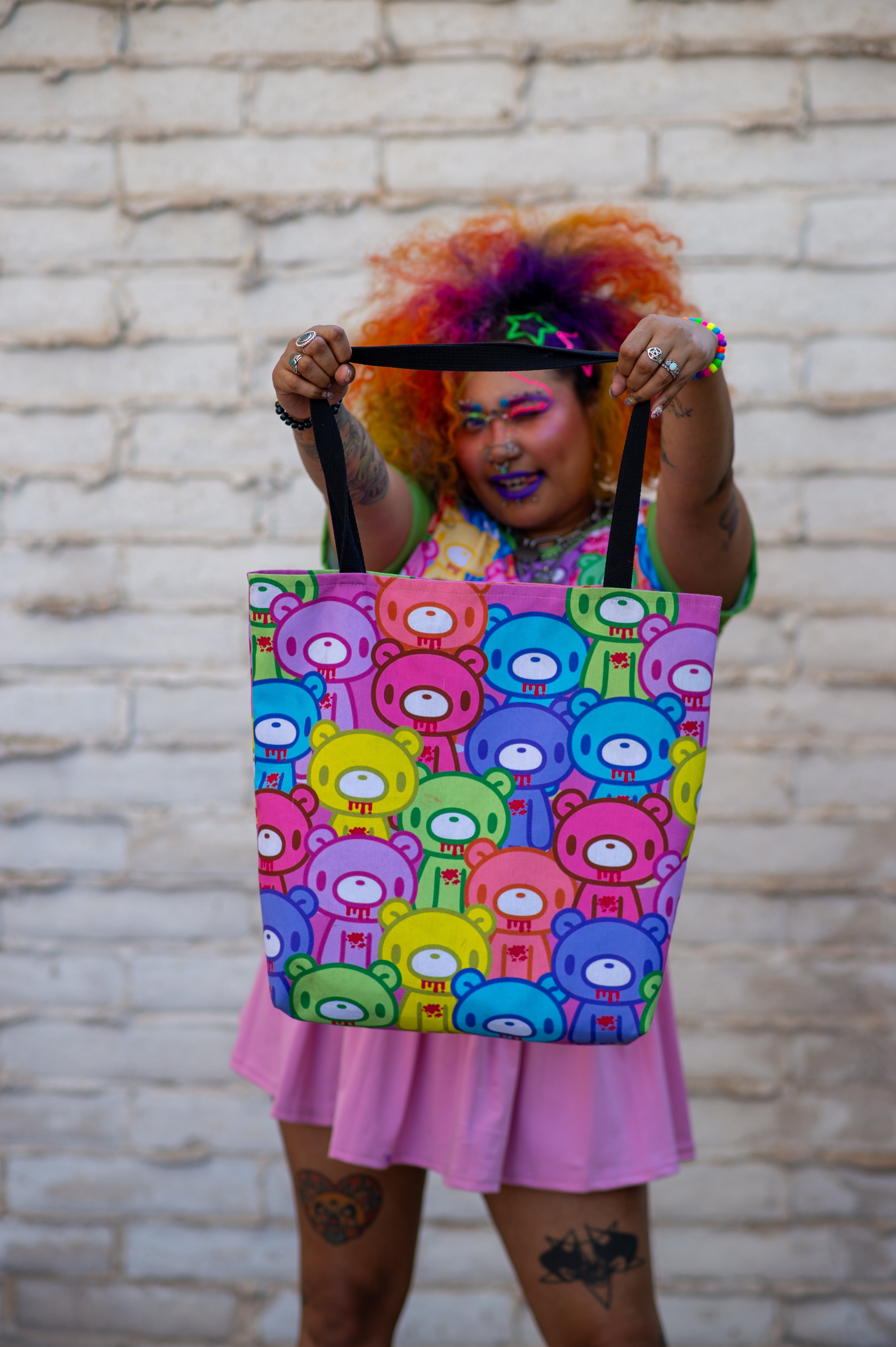 Gloomy Bear "Rainbow Dreams" Tote Bag