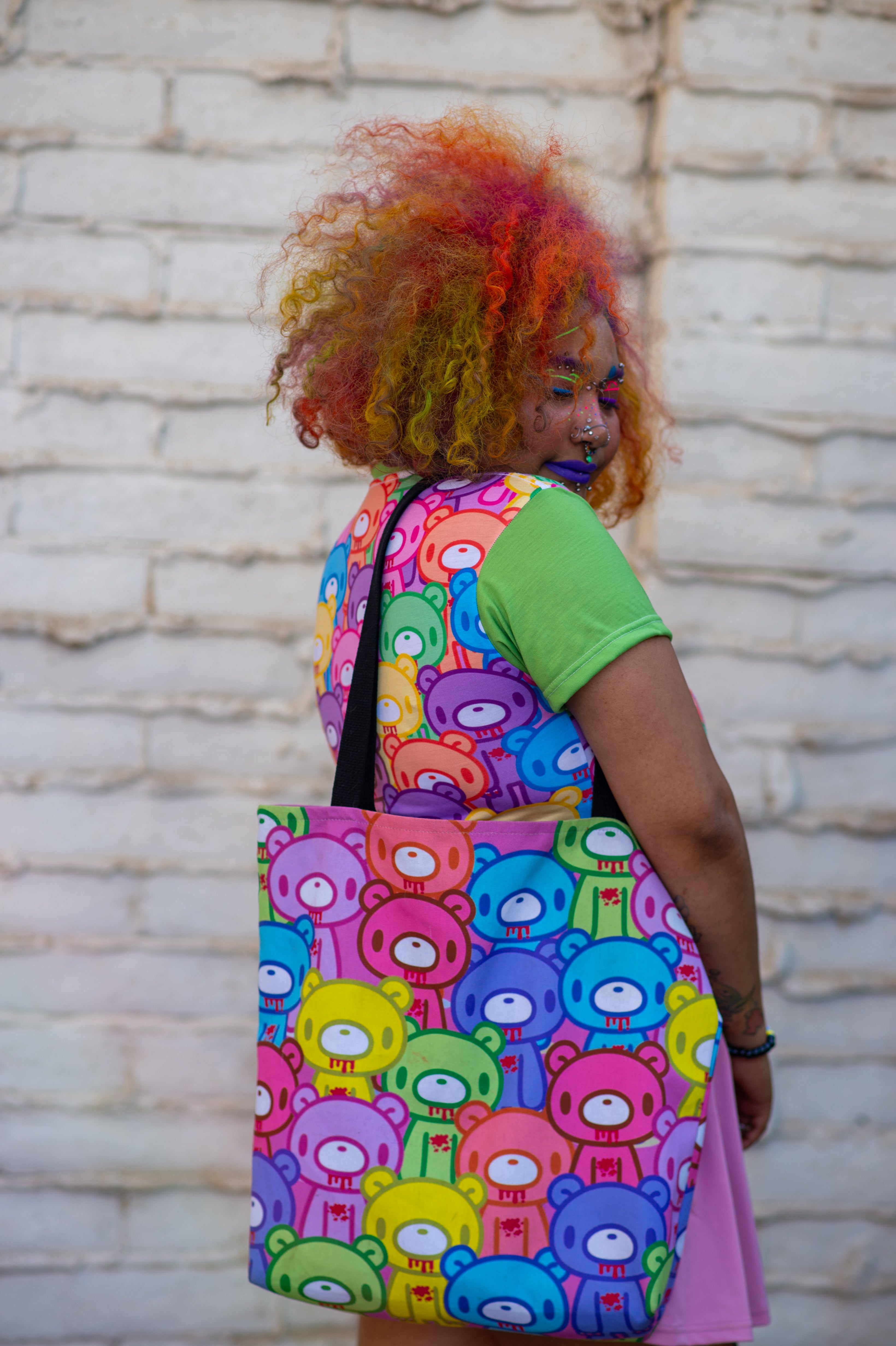 Gloomy Bear "Rainbow Dreams" Tote Bag
