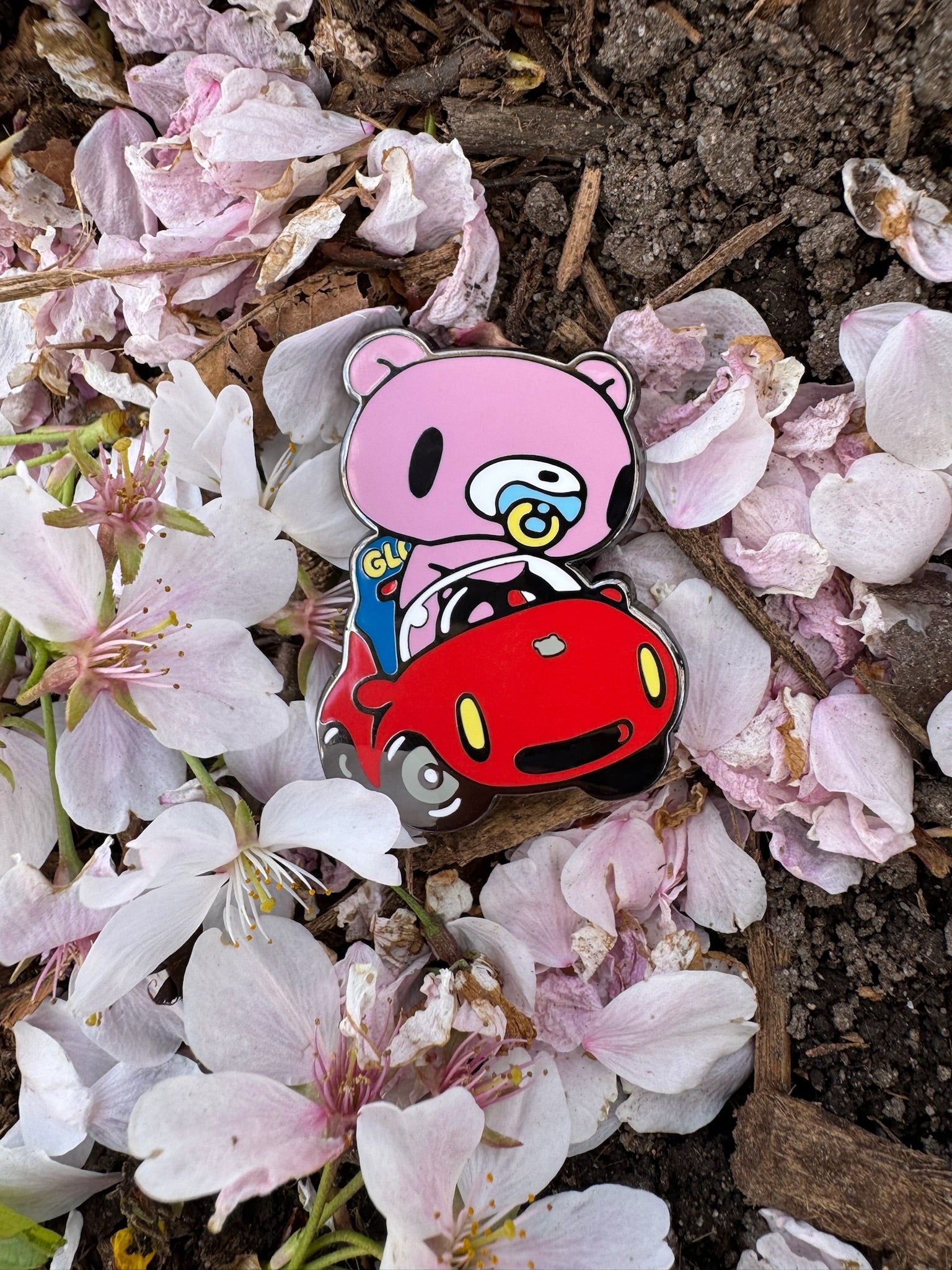 Baby Gloomy in Car Pin