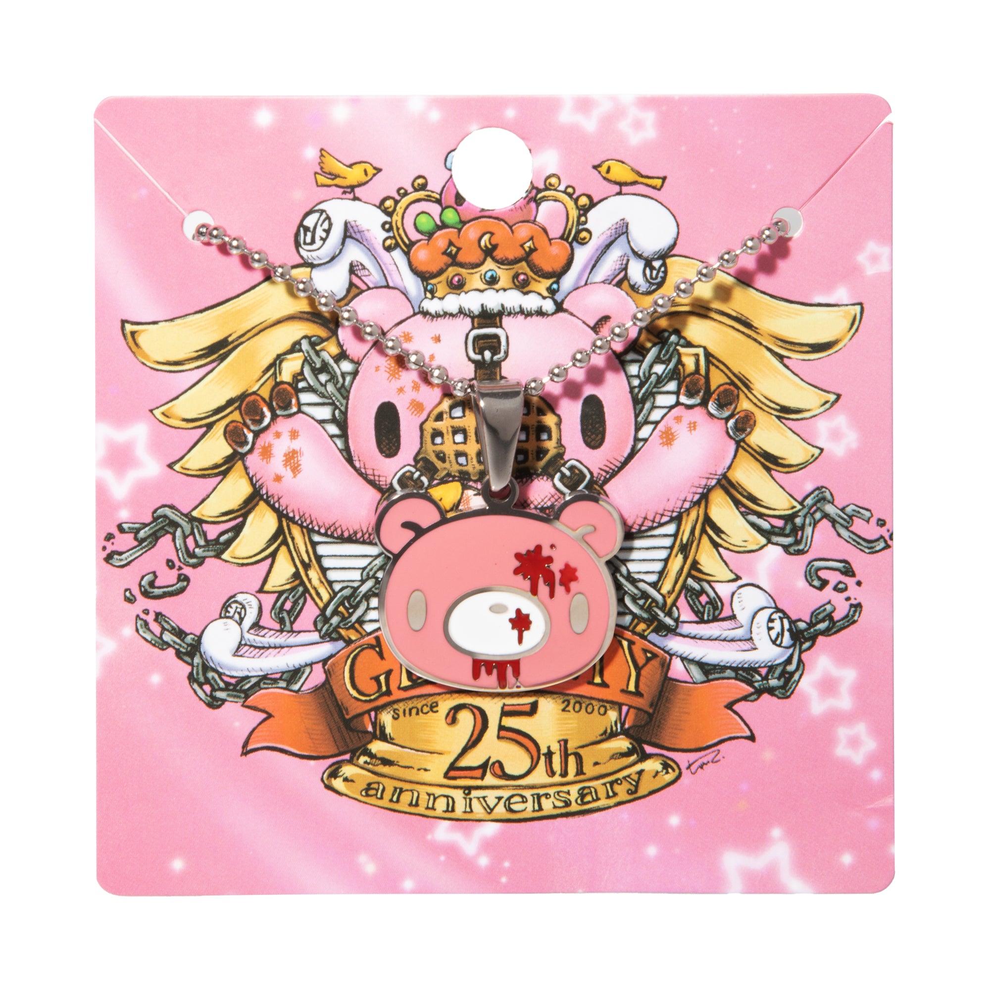 Gloomy Bear Ballchain Necklace [SILVER]