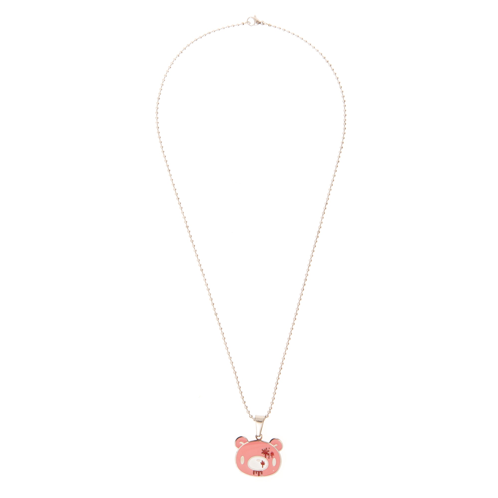 Gloomy Bear Ballchain Necklace [SILVER]