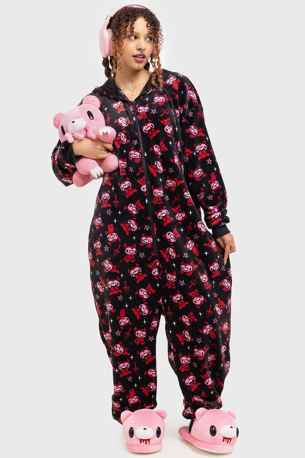 Gloomy Horns Fleece Onesie