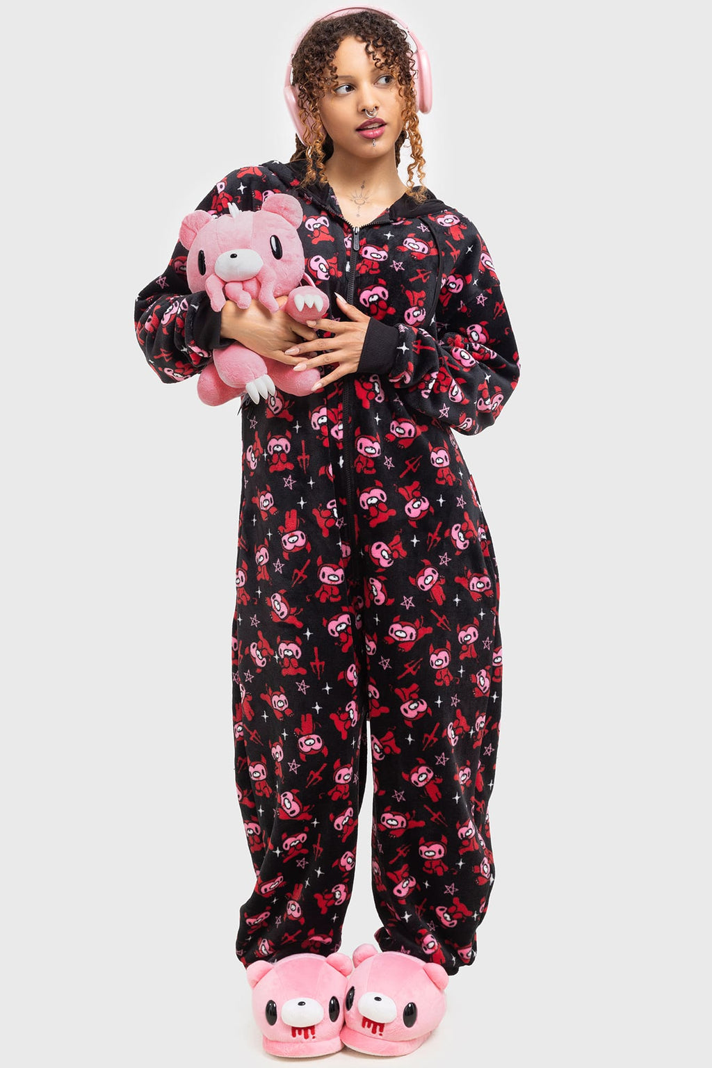 Gloomy Horns Fleece Onesie