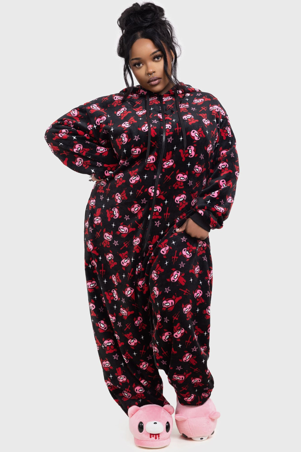 Gloomy Horns Fleece Onesie