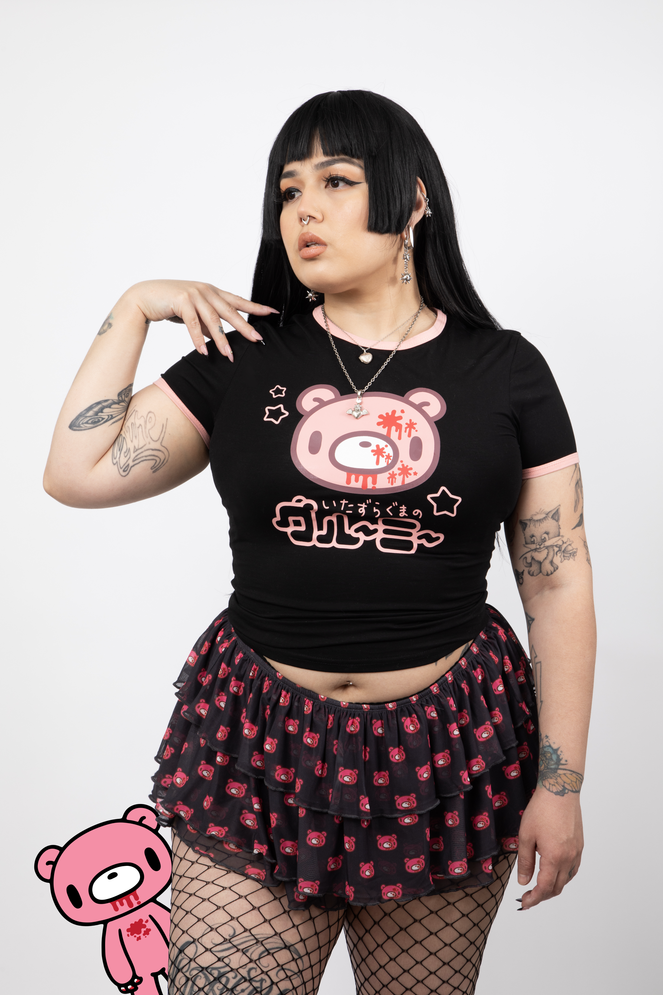 Gloomy Bear Bloomer Shorts [BLACK]