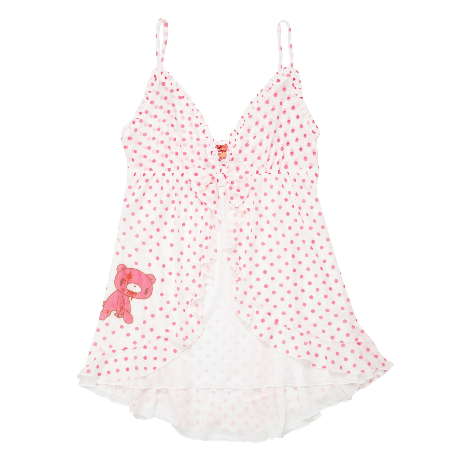 Gloomy Bear Baby Doll Dress [WHITE POLKA DOT]