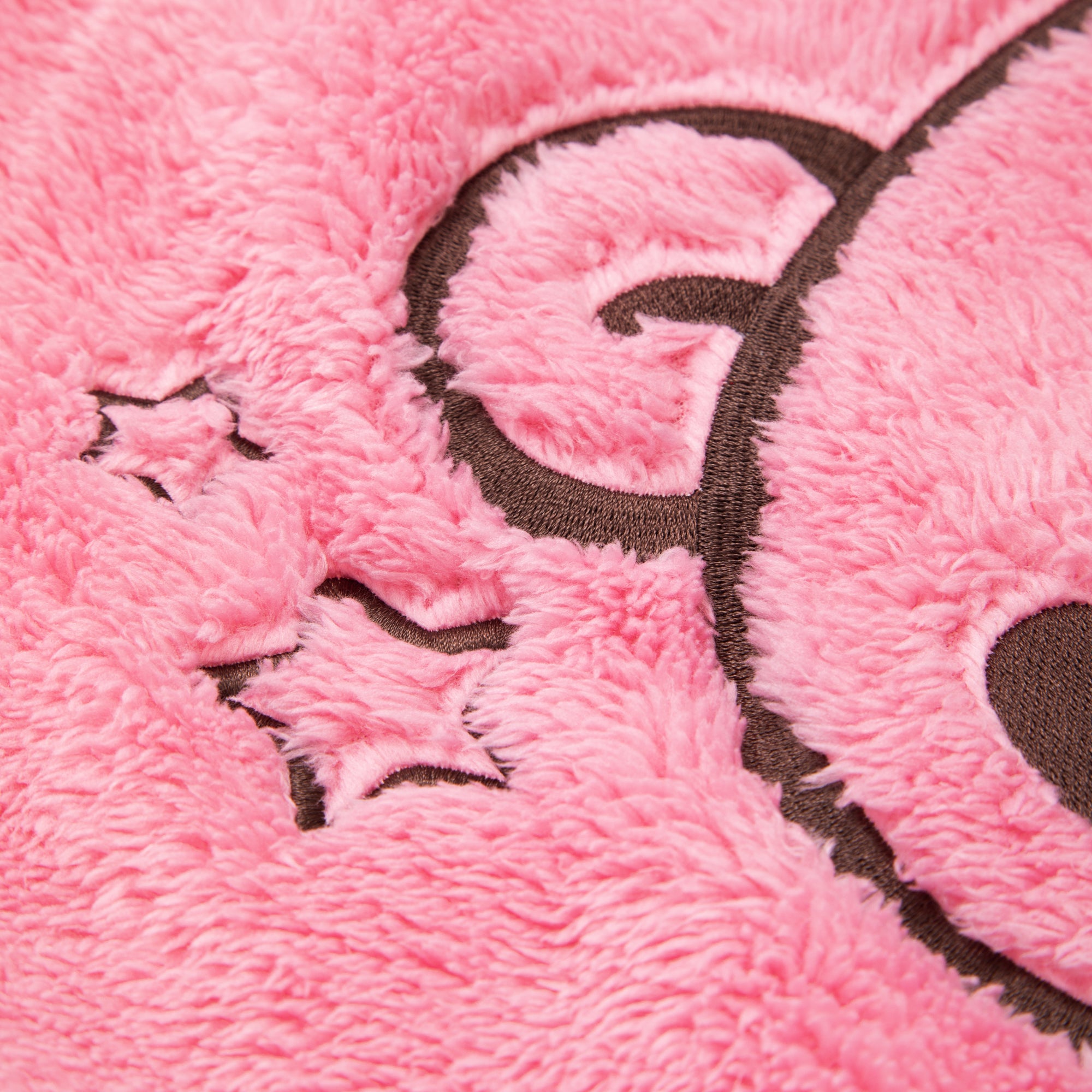 Gloomy Bear Pink Furry Hooded Jacket