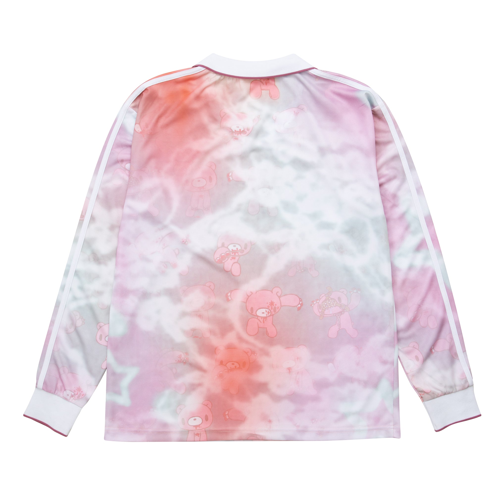 Gloomy Bear Collared Long Sleeve Shirt [PINK]