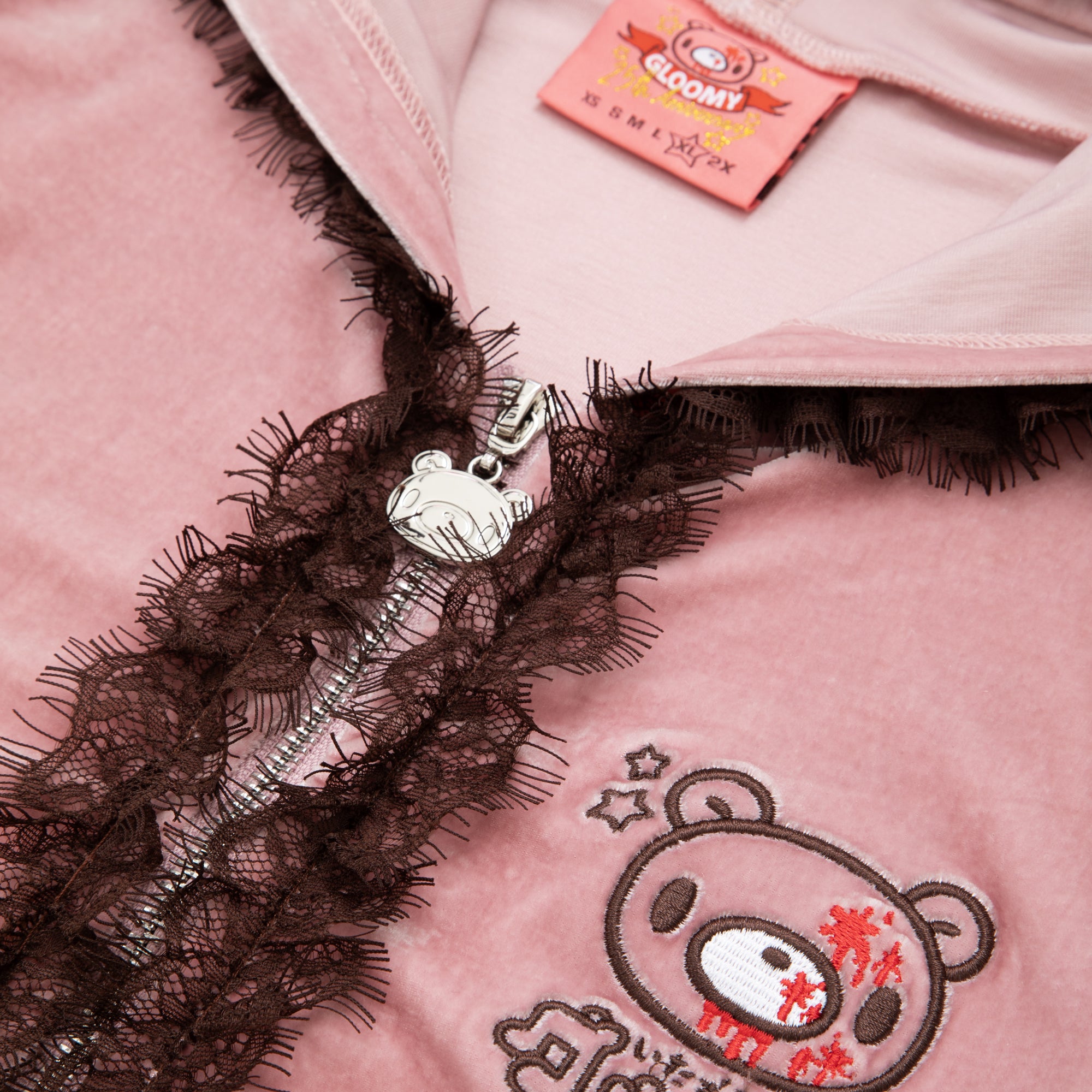 Gloomy Bear Pink Hooded Dress