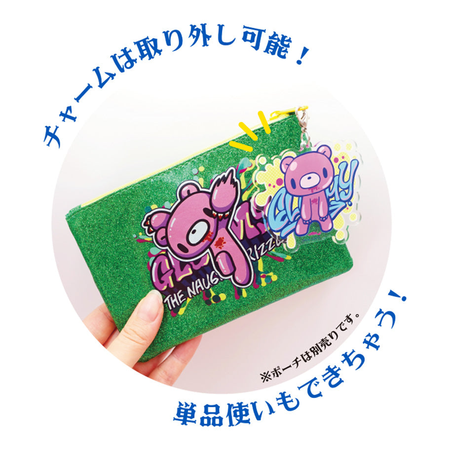 Gloomy Bear Graffiti Wallet Green