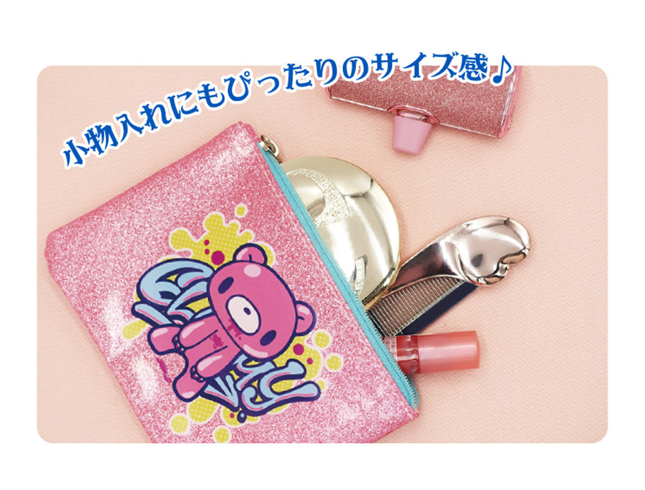 Gloomy Bear Graffiti Wallet Pink
