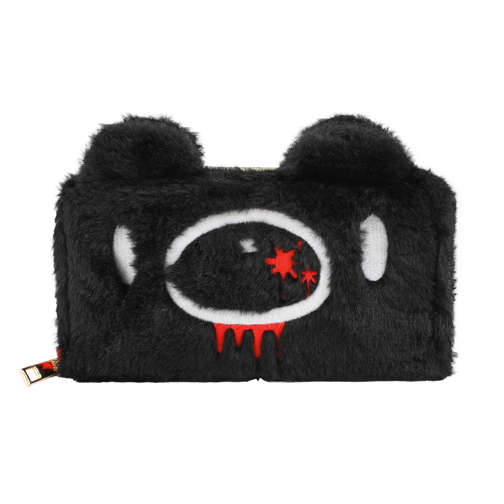 Gloomy Bear Black Soft Clutch Wallet