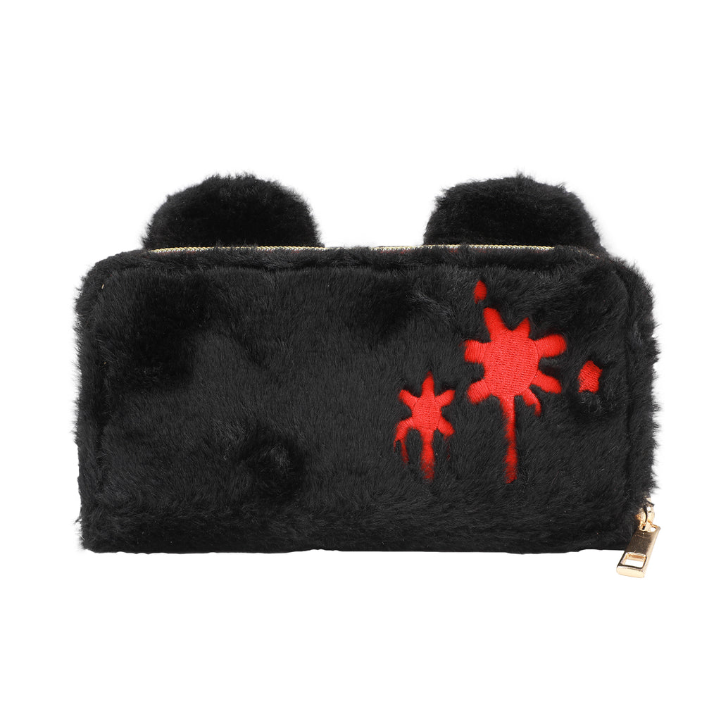 Gloomy Bear Black Soft Clutch Wallet