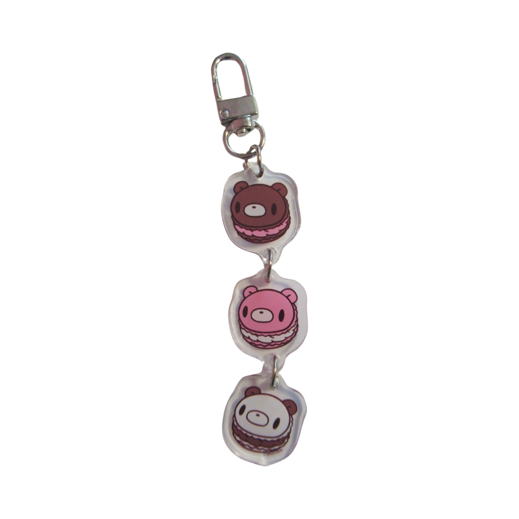 Gloomy Bear Cafe Macaron Tiered Acrylic Keychain [Standard Ver.]