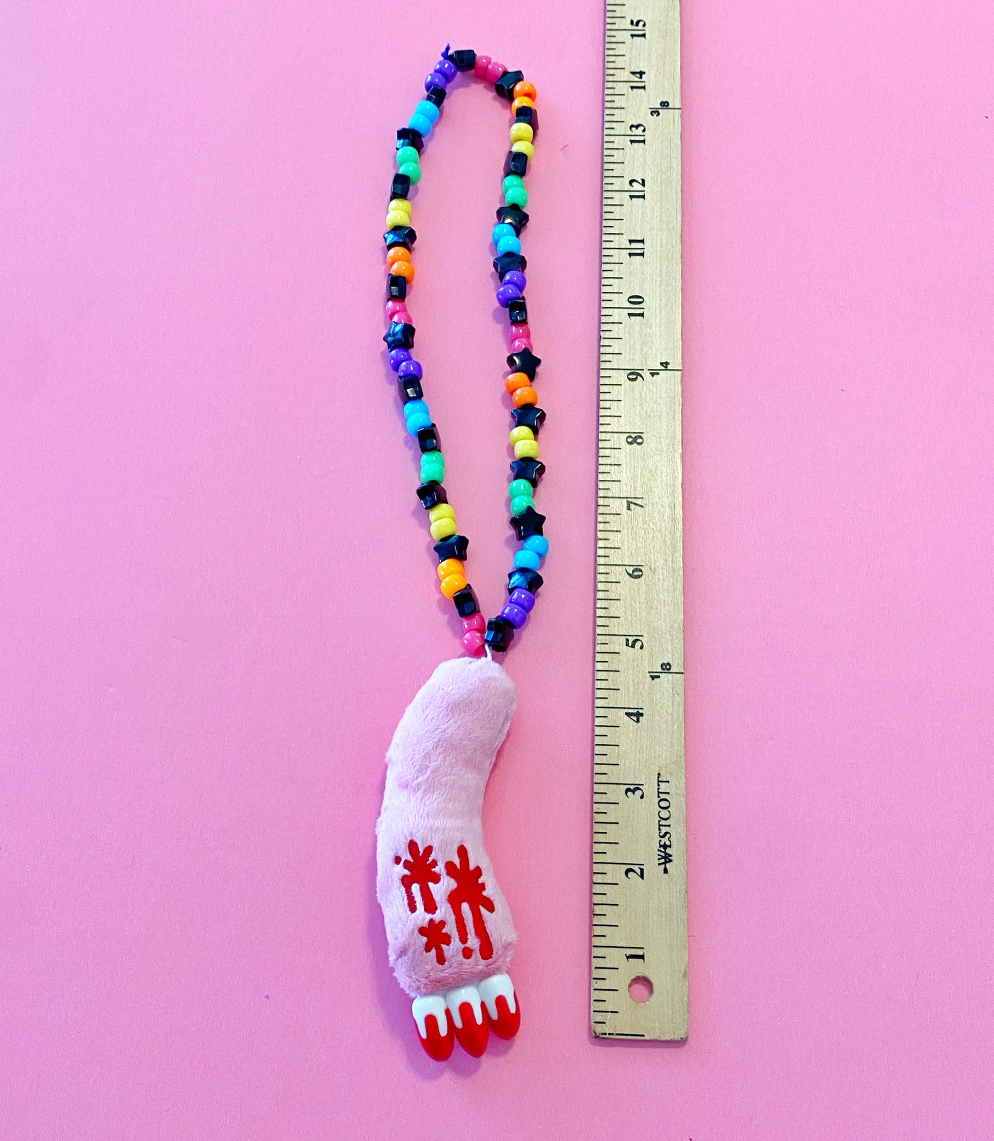 Toy Baby x Gloomy Bear Kandi Necklace [51]