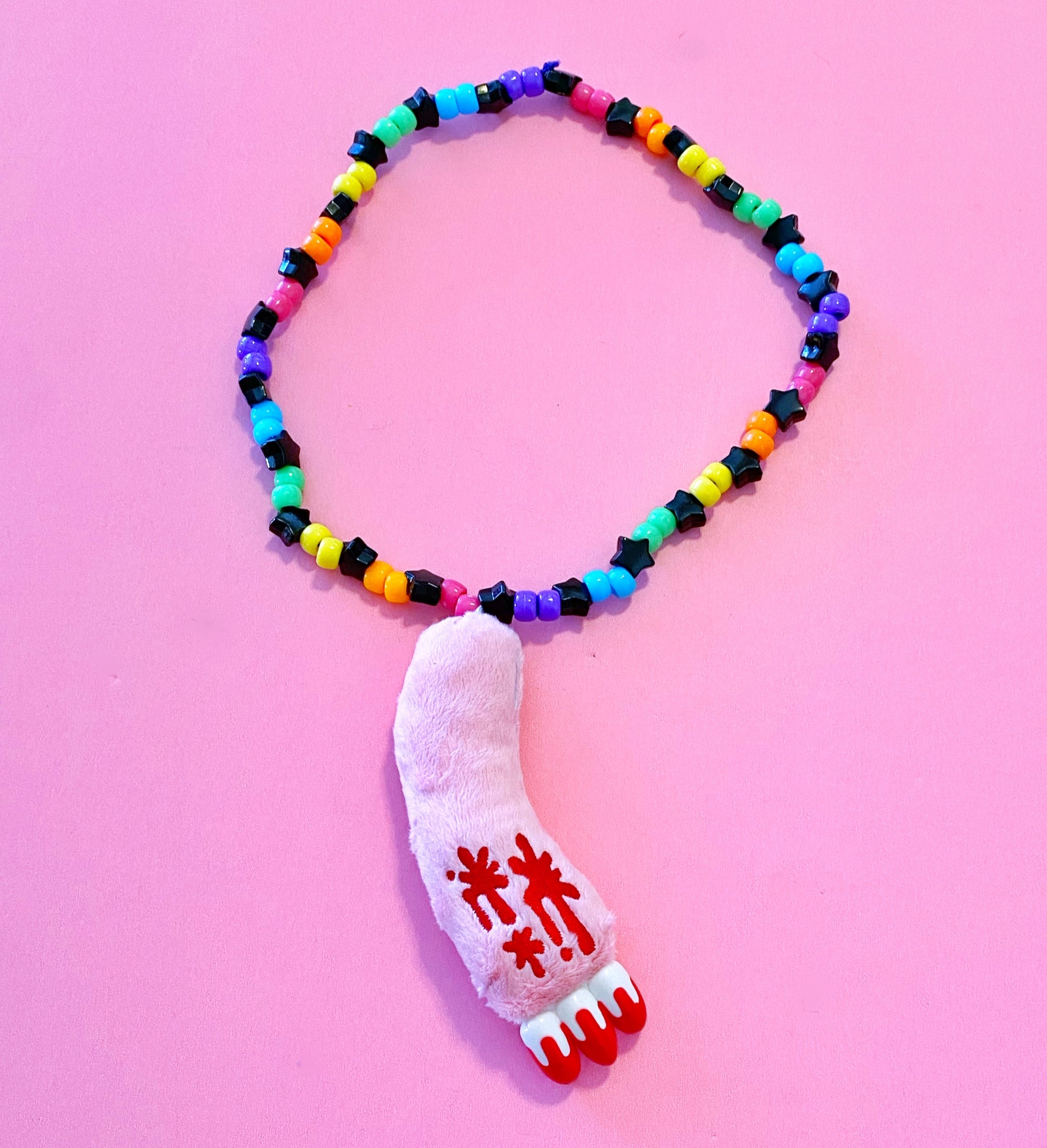 Toy Baby x Gloomy Bear Kandi Necklace [51]