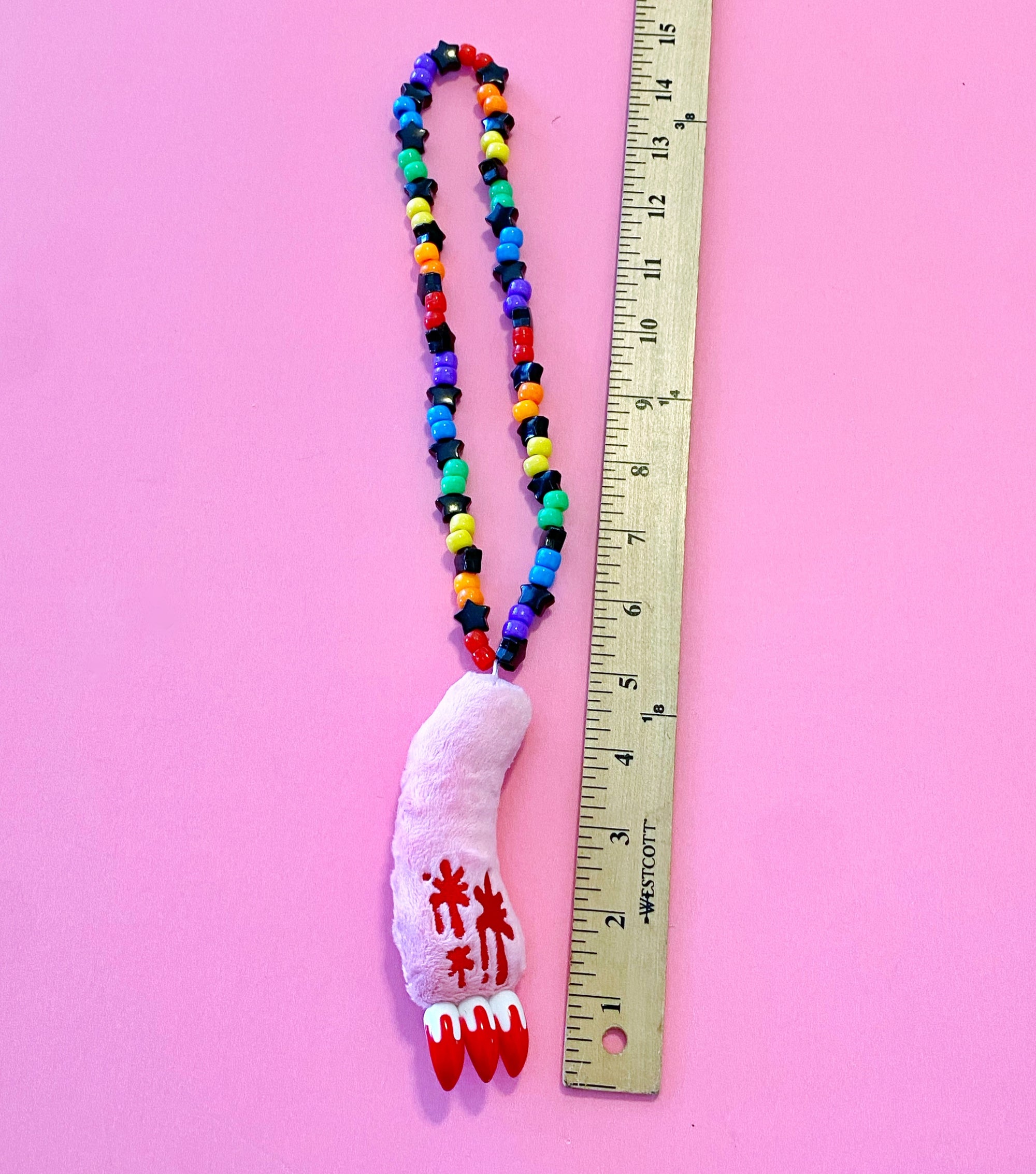 Toy Baby x Gloomy Bear Kandi Necklace [54]