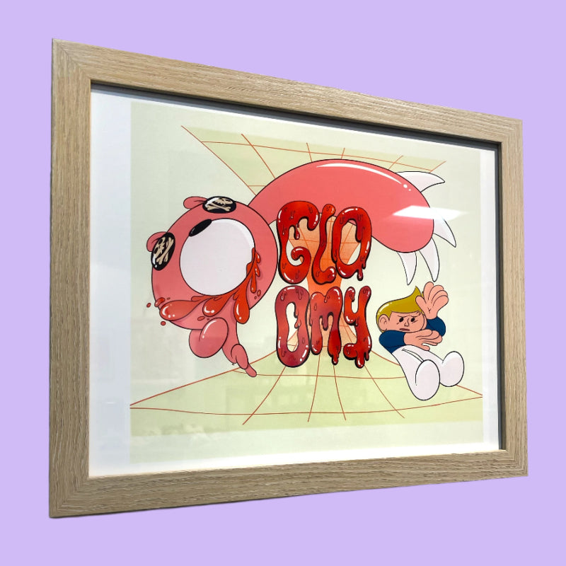 Genie Espinosa - Y2Kg-beR - Framed Giclee - Gloomy Bear Exhibition