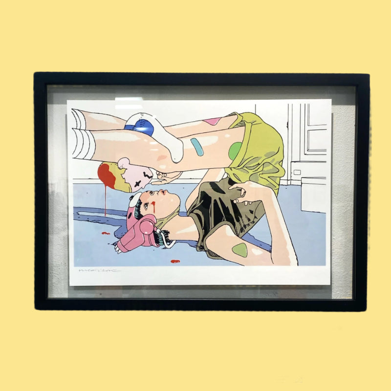 Luca Tieri - Little Bear - Framed Giclee - Gloomy Bear Exhibition