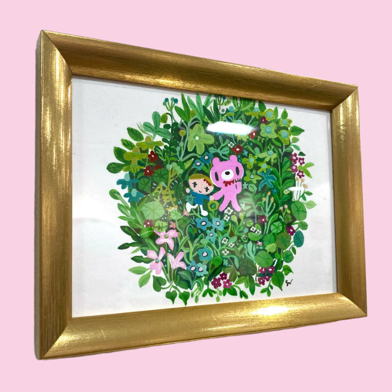 Sarah Kiely - Gloomy Garden - Original Artwork -Gloomy Bear Exhibition