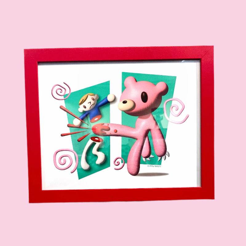 BunnyBaum - Dreamcast Gloomy - Framed Giclee - Gloomy Bear Exhibition