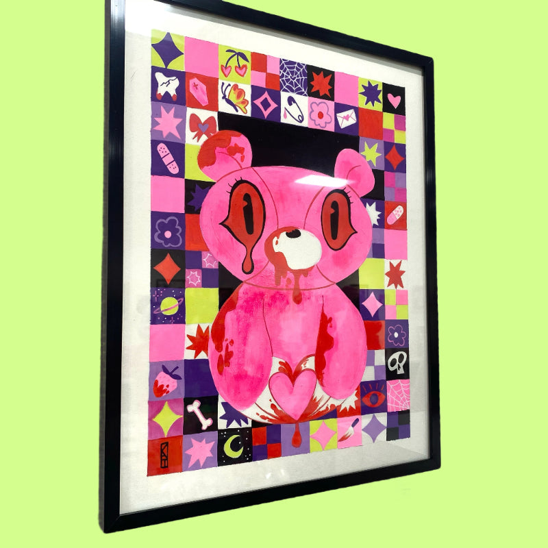 Kathryn Hudson - Gloomy Shock - Original Artwork -Gloomy Bear Exhibition
