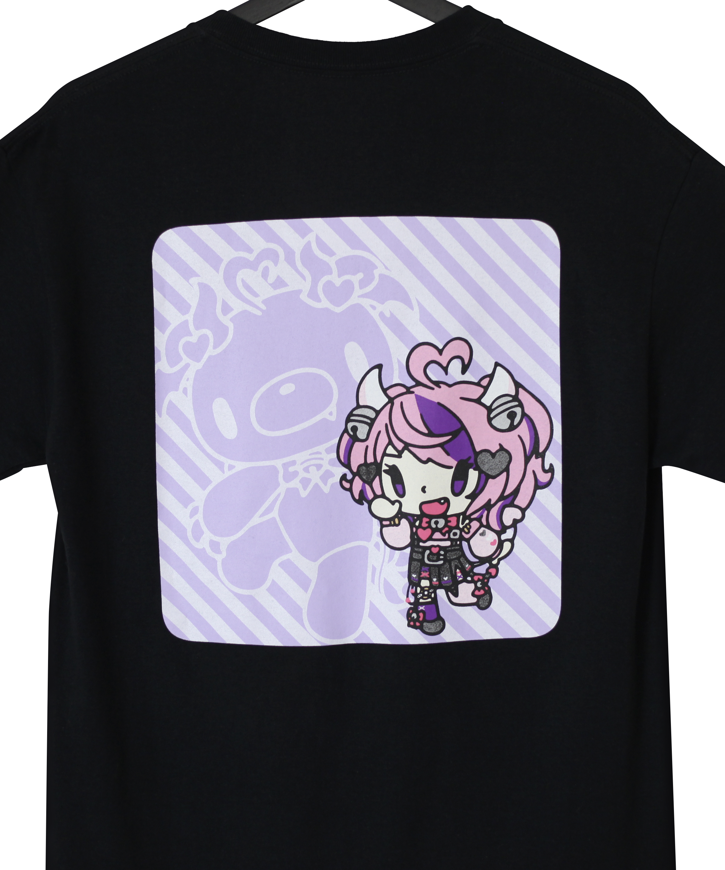 Ironmouse x Gloomy Bear Black Unisex Tee