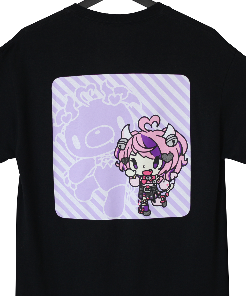 Ironmouse x Gloomy Bear Black Unisex Tee