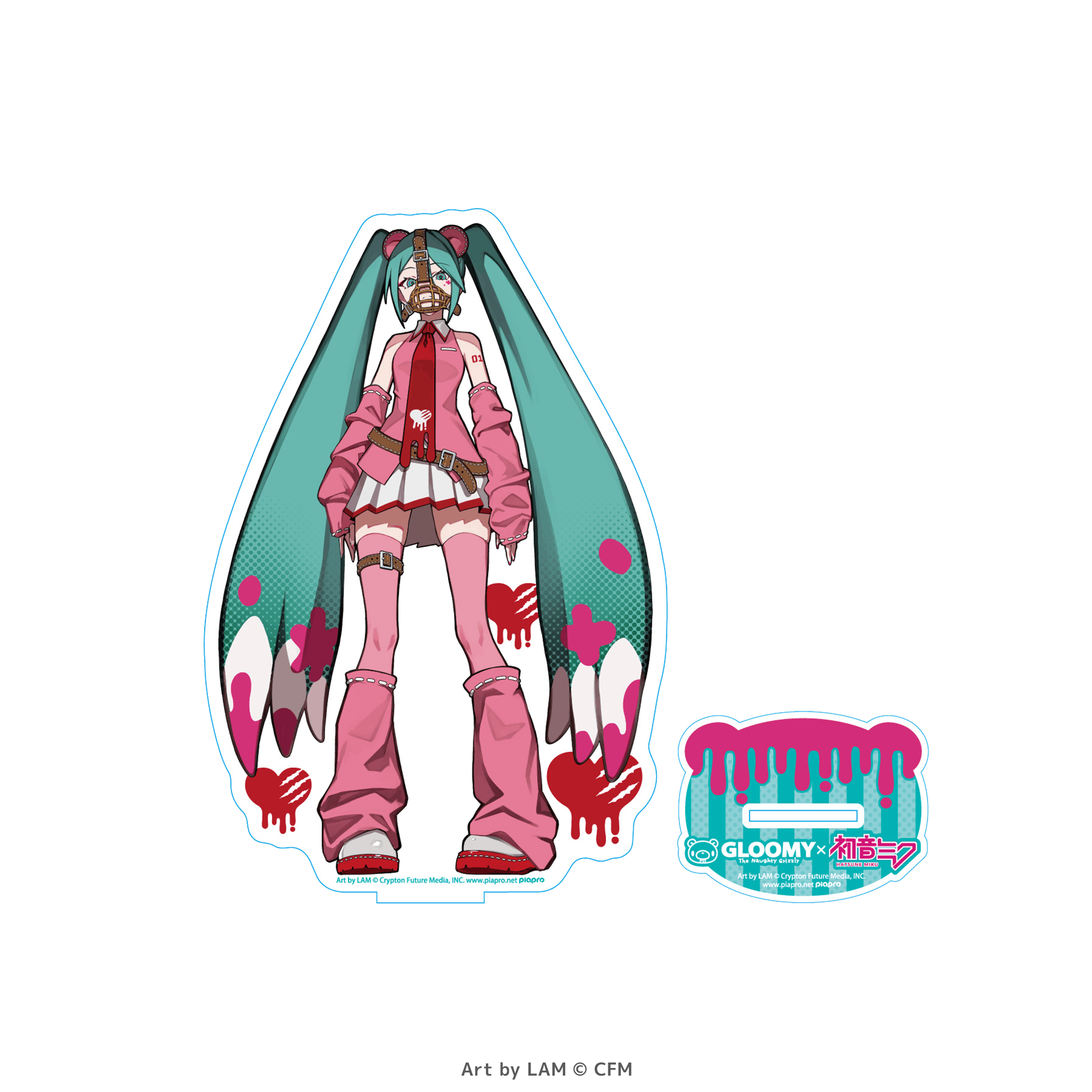 GLOOMY  meets Hatsune Miku  BIG  Aurora Acrylic  Stand  Hatsune Miku