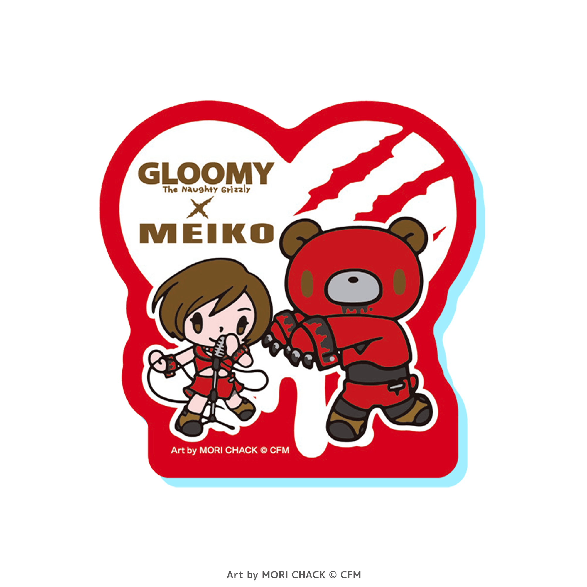GLOOMY x Meiko Acrylic Memo Clip