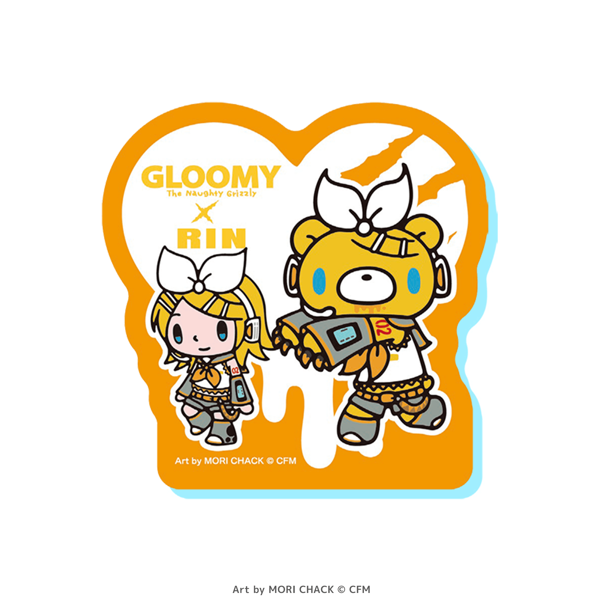 GLOOMY x Kagamine Rin Acrylic Memo Clip