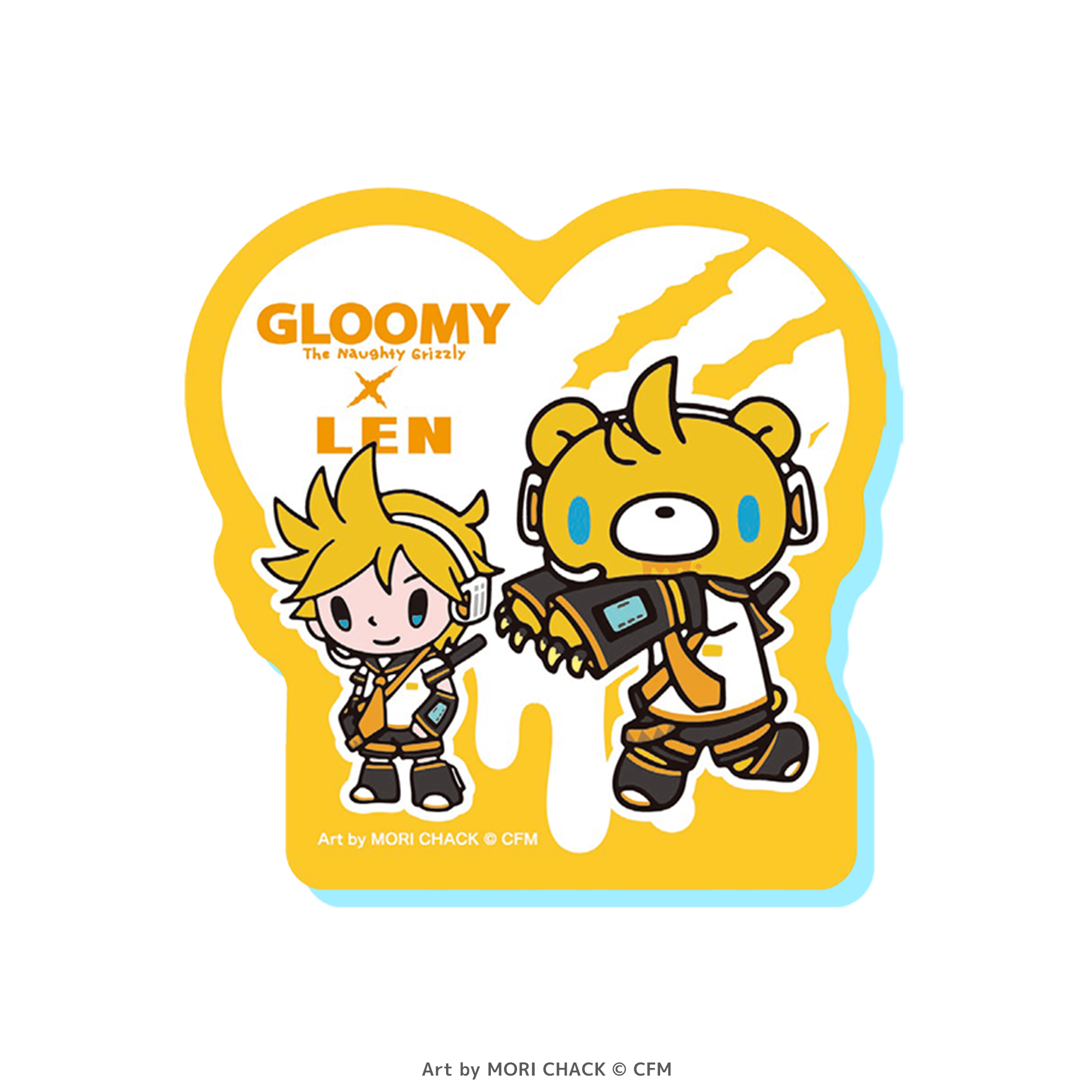 GLOOMY x Kagamine Len Acrylic Memo Clip