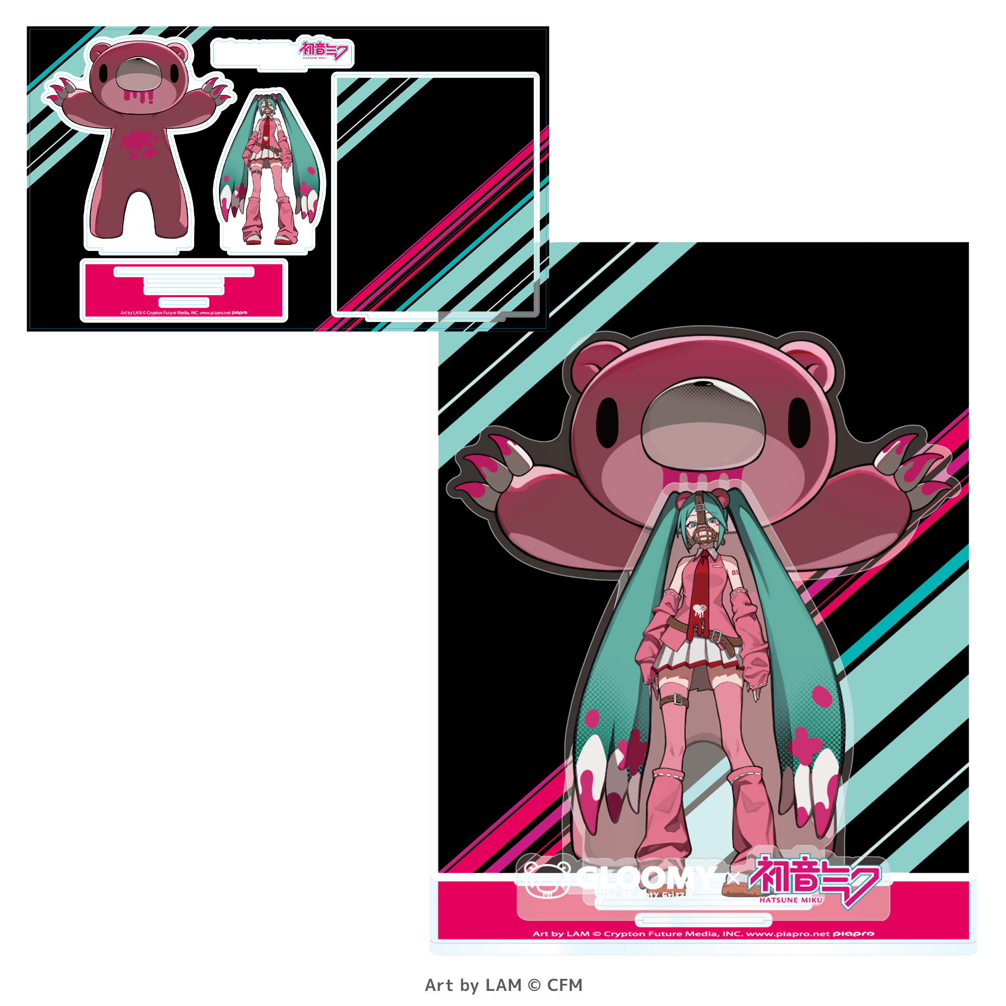 GLOOMY  meets Hatsune Miku  Acrylic  Diorama Stand