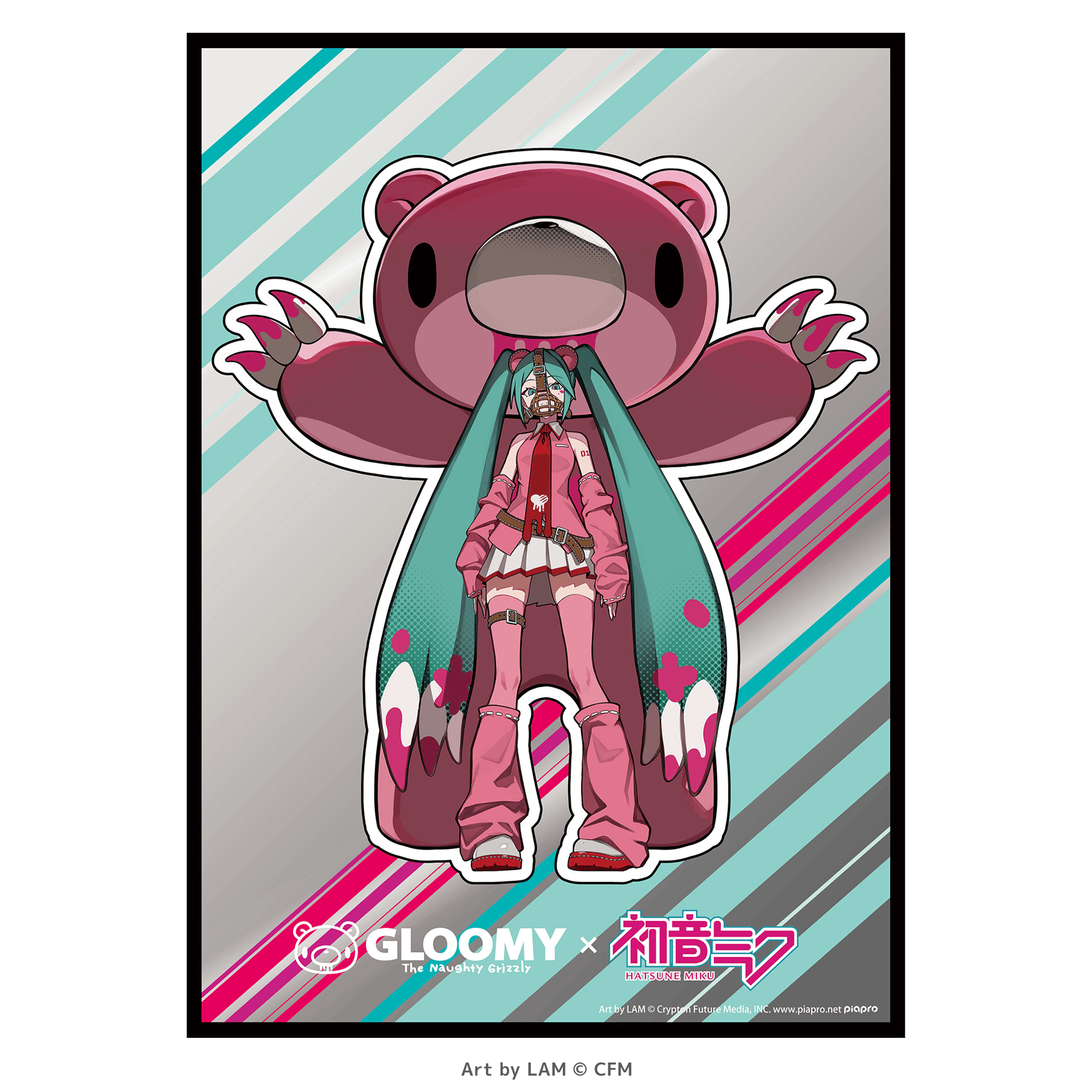 GLOOMY meets Hatsune Miku Framed Pub Mirror