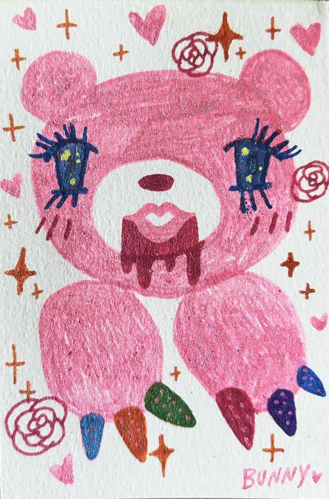 BunnyBaum - Kawaii Gloomy - Original Artwork -Gloomy Bear Exhibition