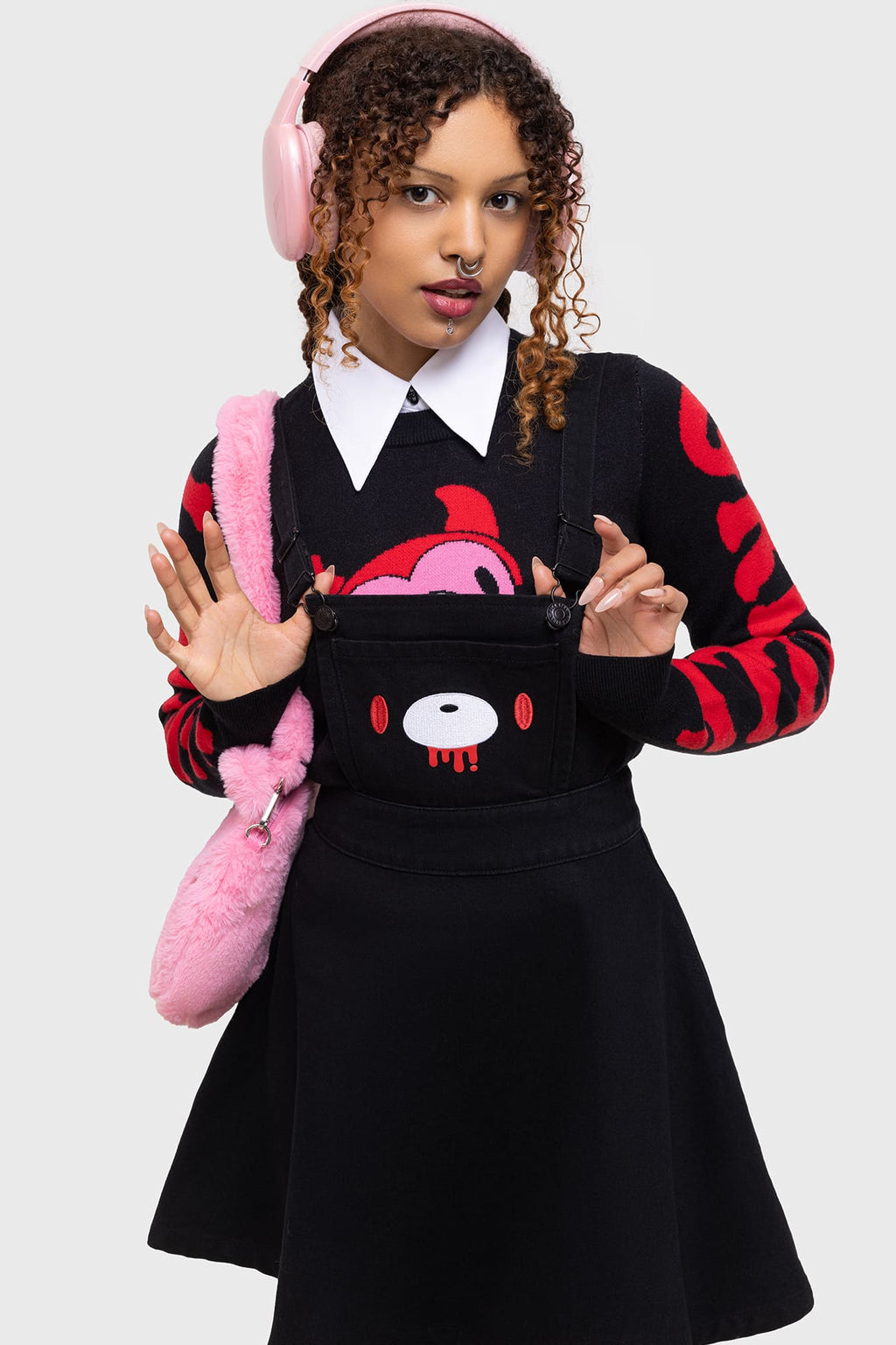 Naughty Grizzly Pinafore Dress