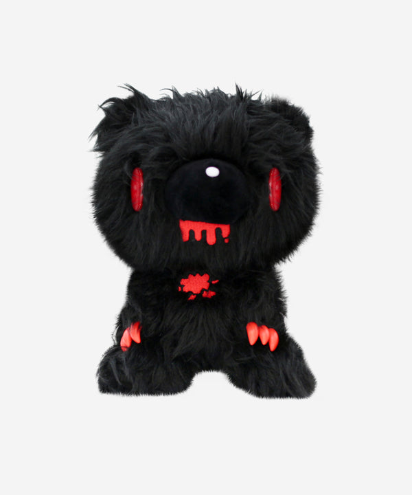 Shaggy Fur Black Gloomy Bear 7" Plush - Gloomy Bear Official