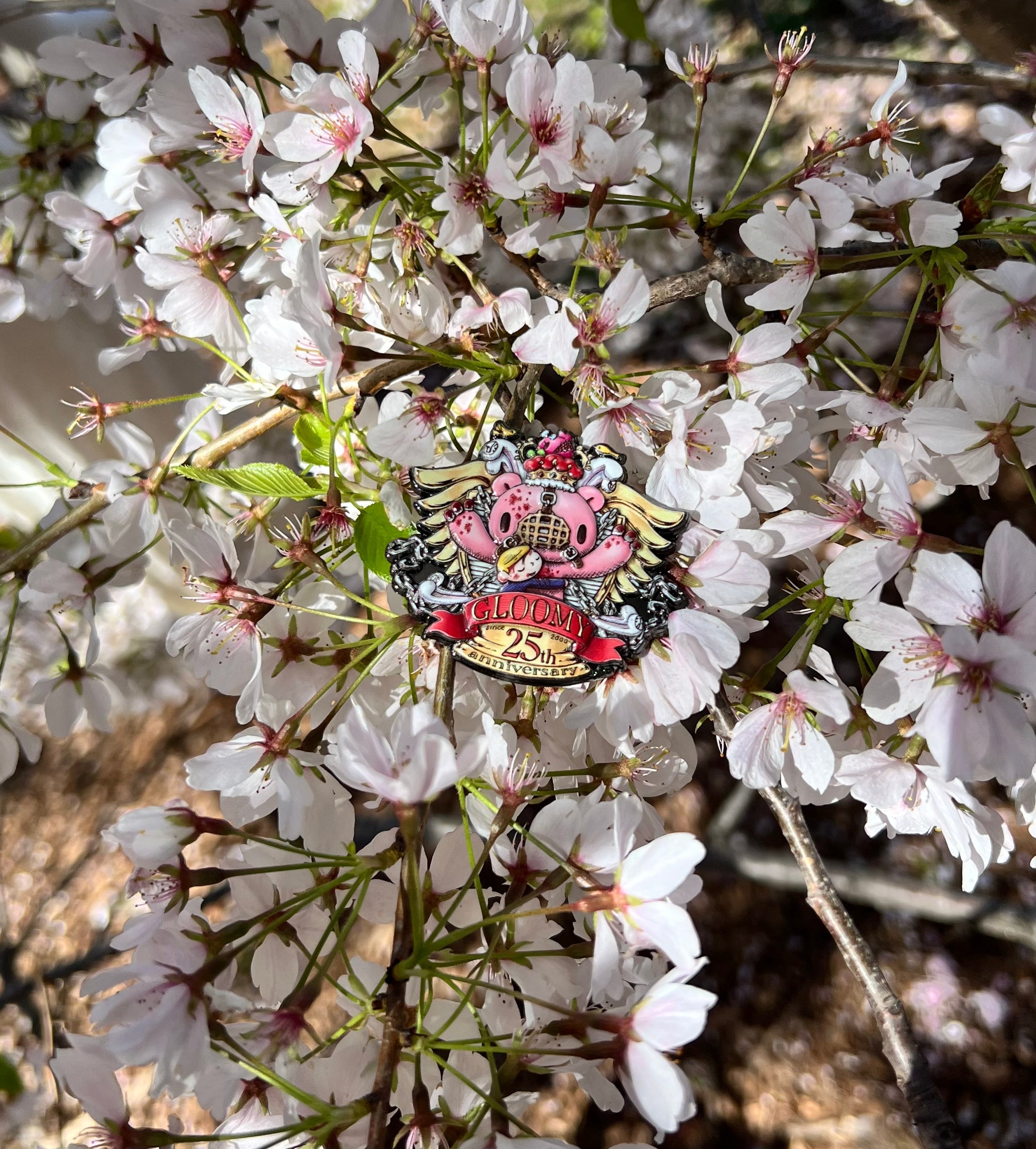 Gloomy 25th Anniversary Pin